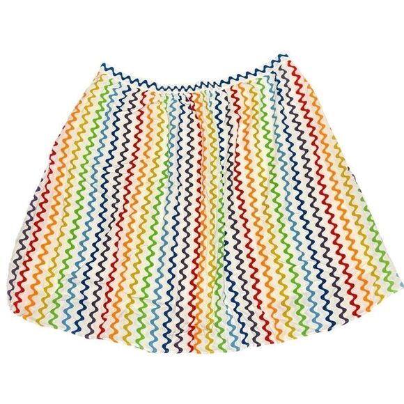 ModCloth rainbow art teacher midi skirt‎ NWOT Size 4X - Picture 5 of 13